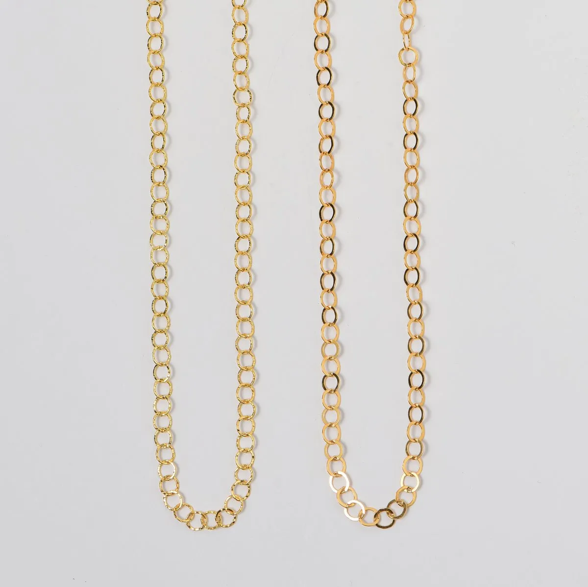 14k Gold Filled 3mm Circle Layering Chain