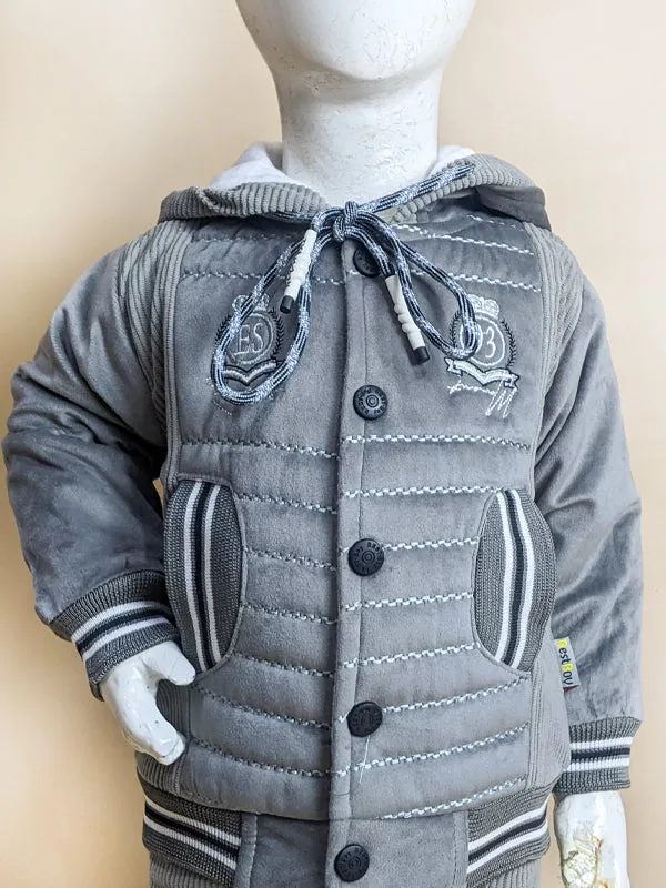 1Yr - 4Yrs Grey Suit For Kids AJ BS98