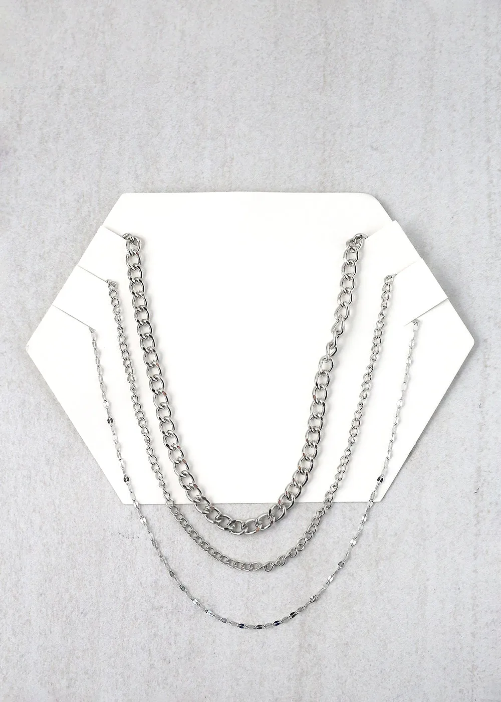 3-Layered Chain Necklace