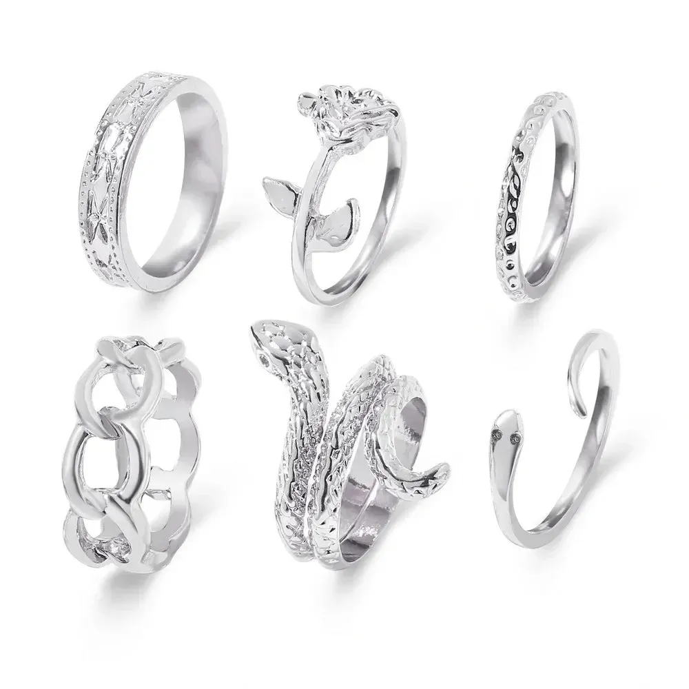 6pcs Kiwidress King Ring