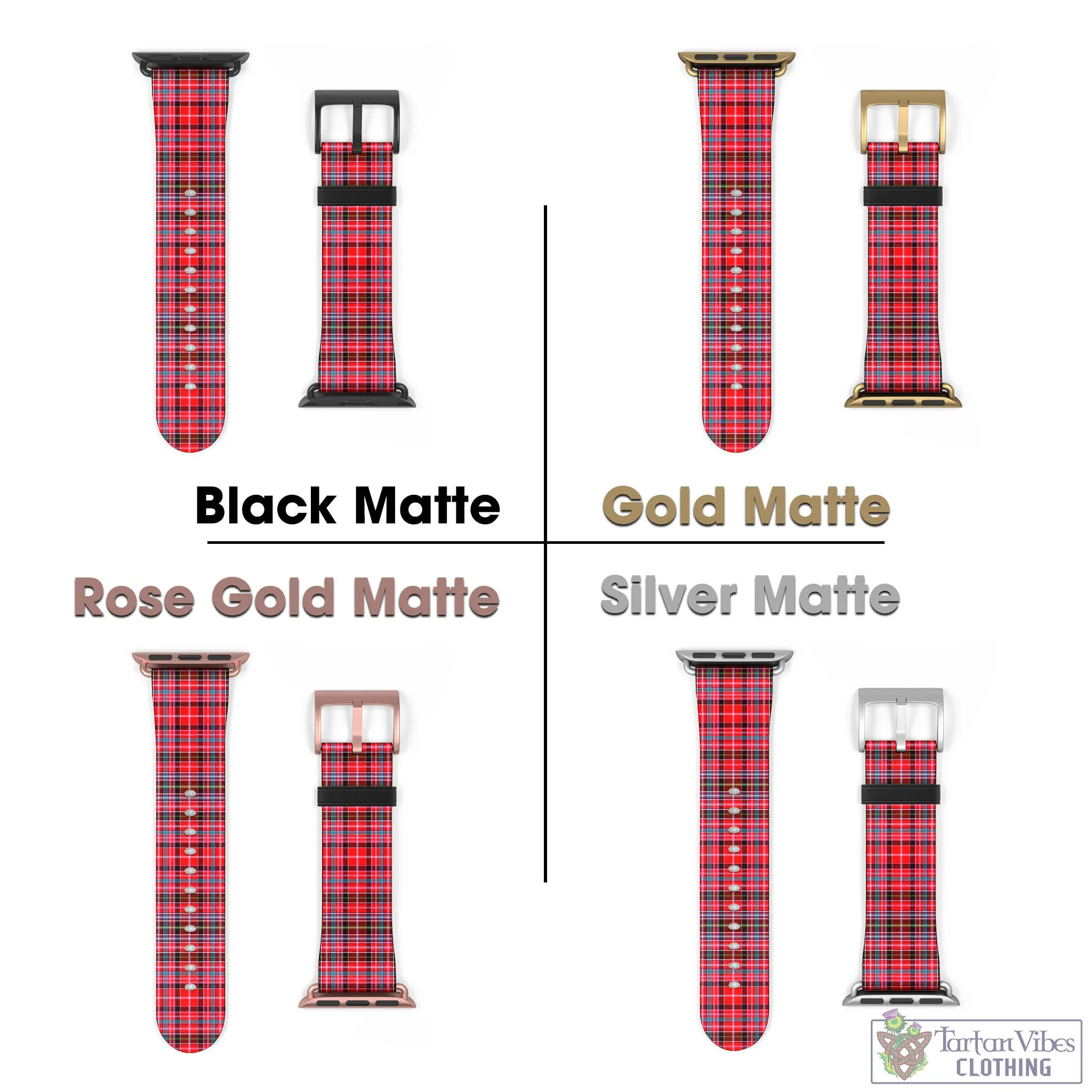 Aberdeen District Tartan Watch Band