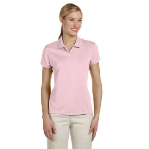 adidas Golf Women's ClimaLite Sugar Pink S/S Poly Pique Polo