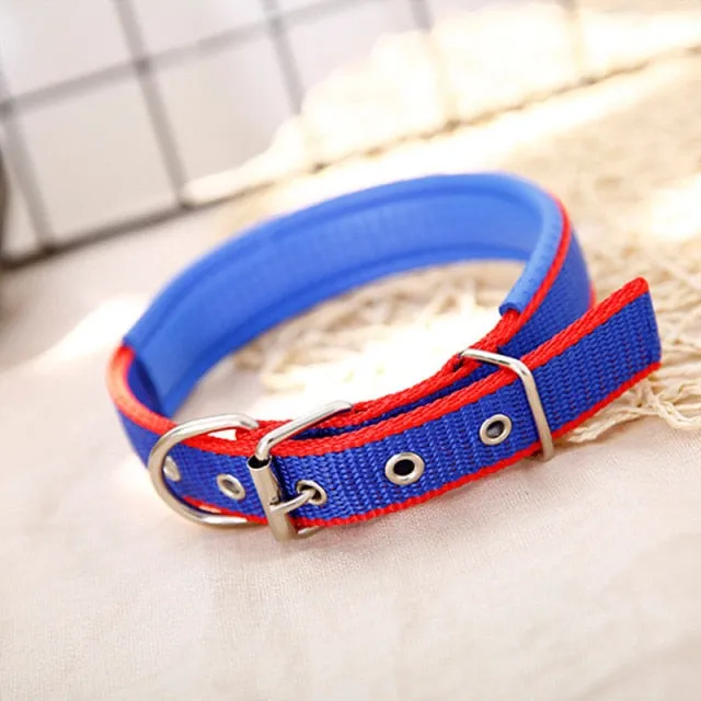 Adjustable Nylon Dog  Collars Neck