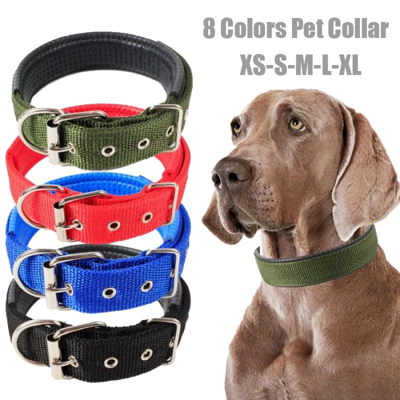 Adjustable Nylon Dog  Collars Neck