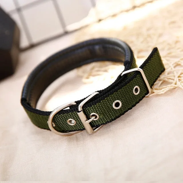 Adjustable Nylon Dog  Collars Neck