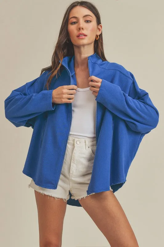 AEMI & Co. Zip-up Oversized Tina Jacket