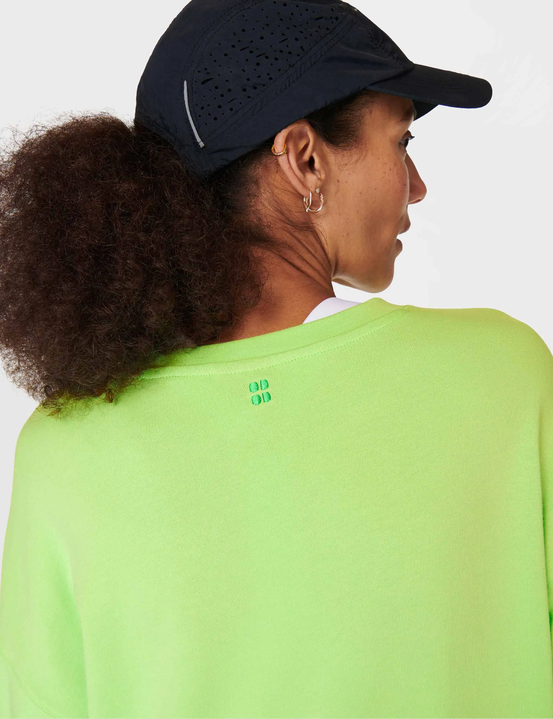 After Class Longline Sweatshirt - Zest Green