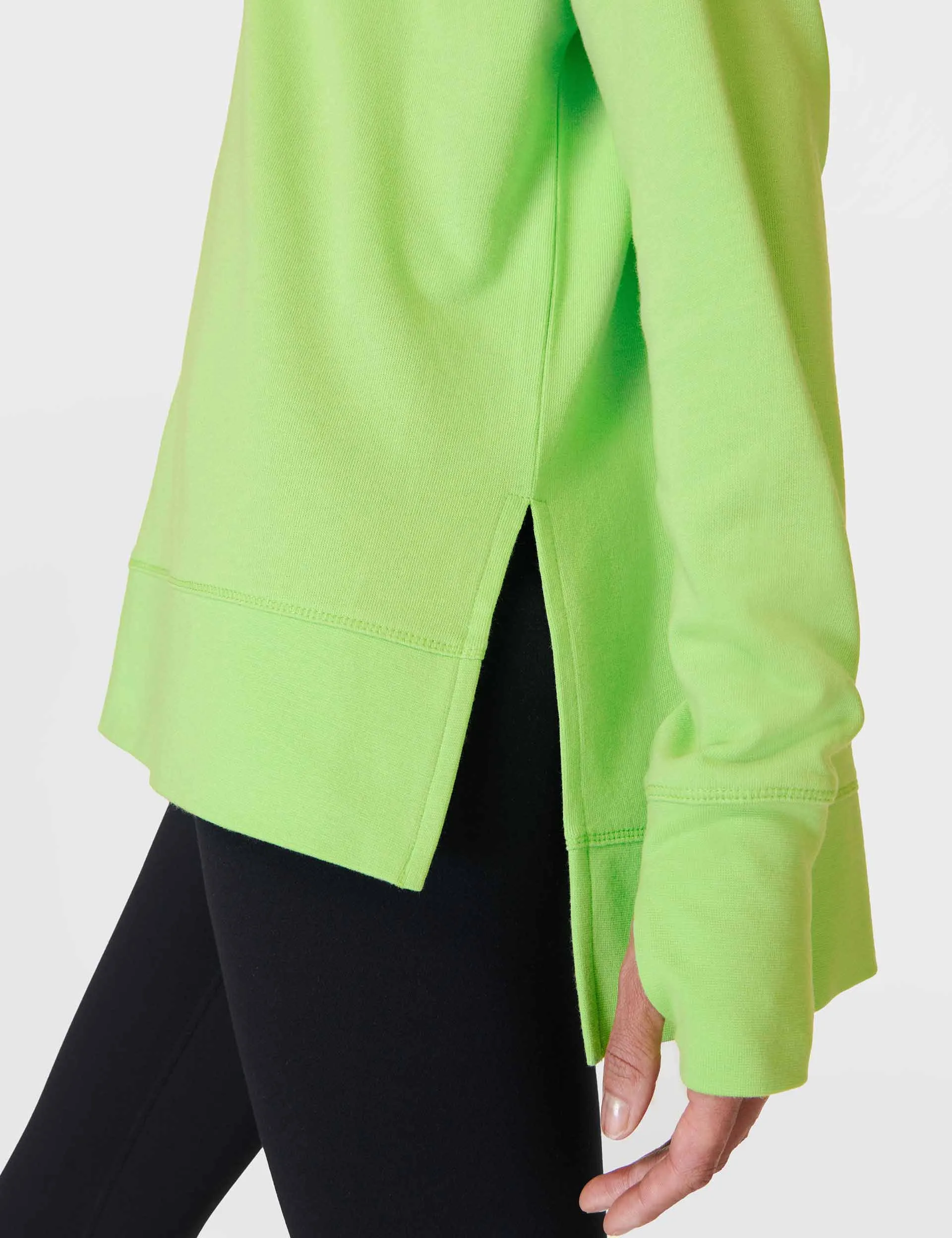 After Class Longline Sweatshirt - Zest Green