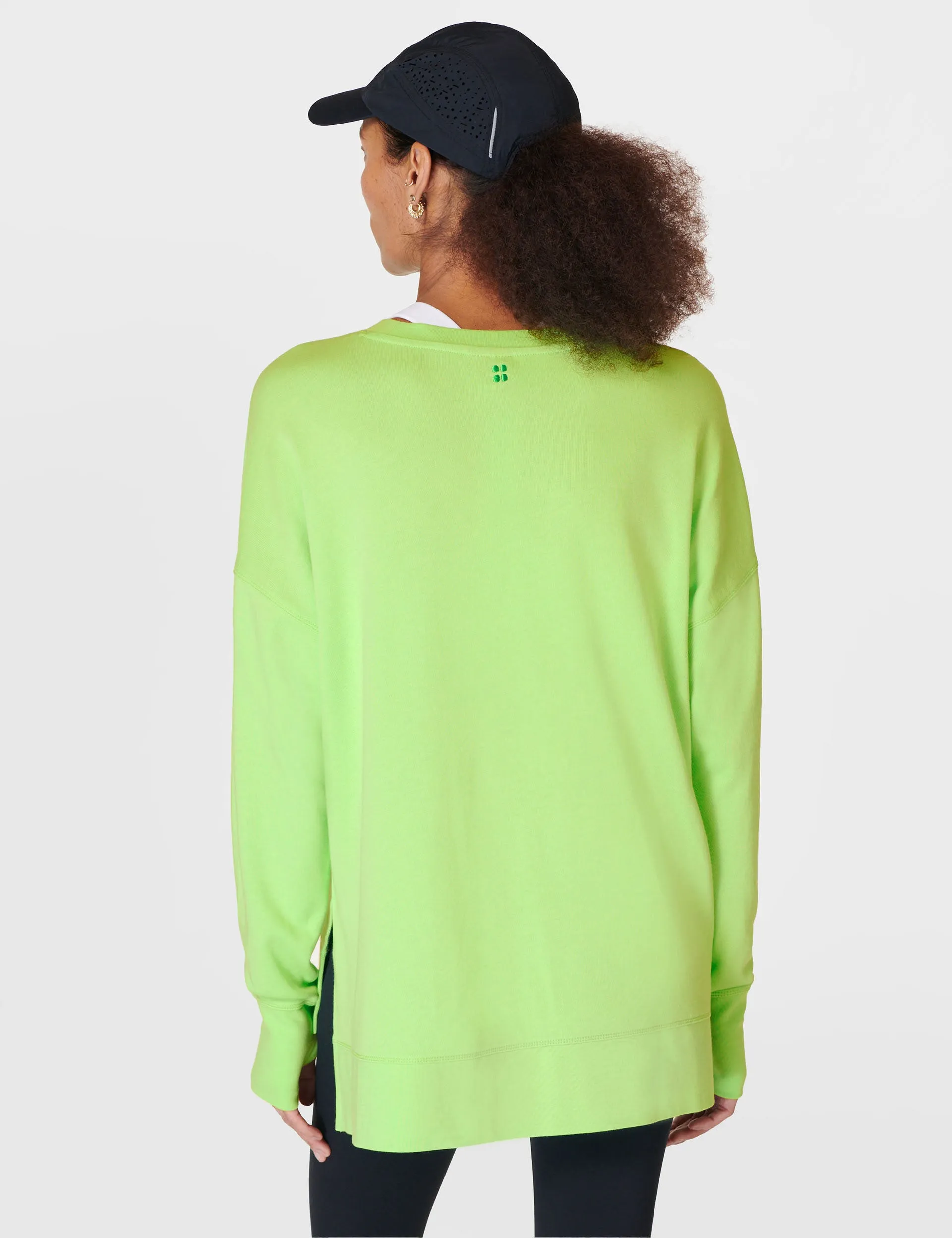 After Class Longline Sweatshirt - Zest Green