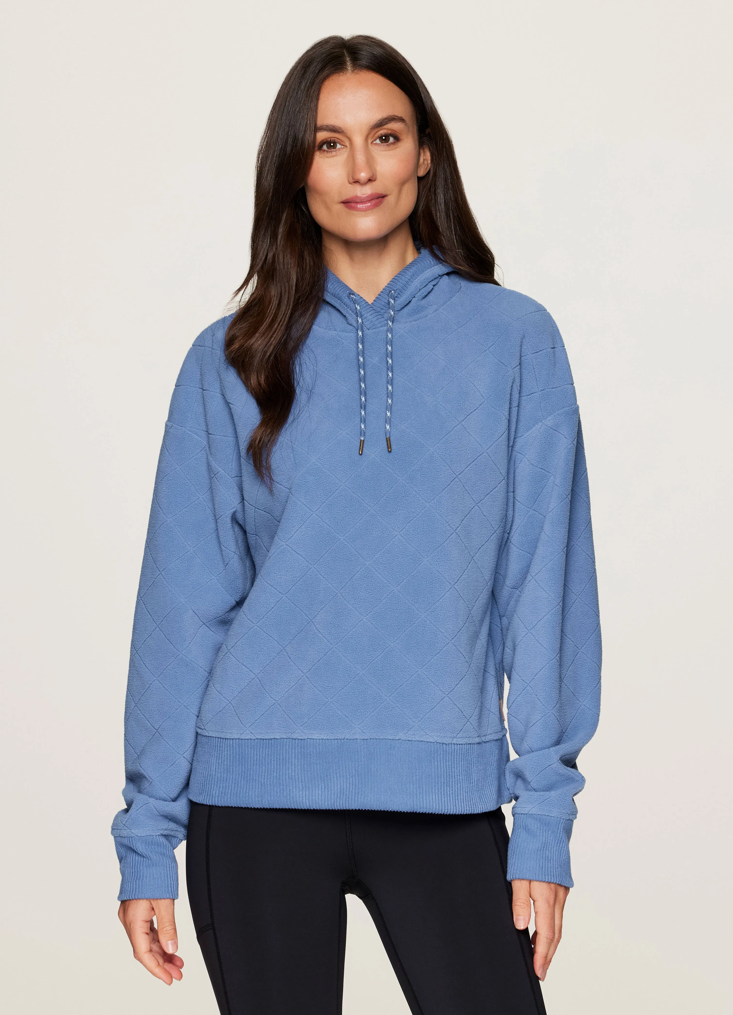 Alpine Quilted Fleece Hoodie