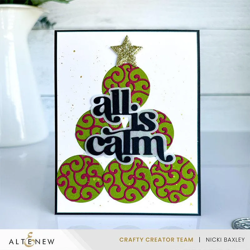 Altenew - Dies - Festive Ornaments Layering