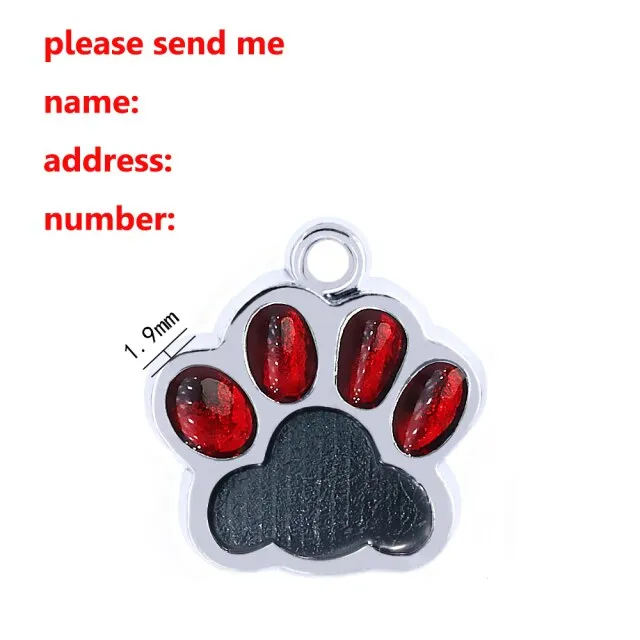 Anti-lost Custom Dog ID Tag Engraved