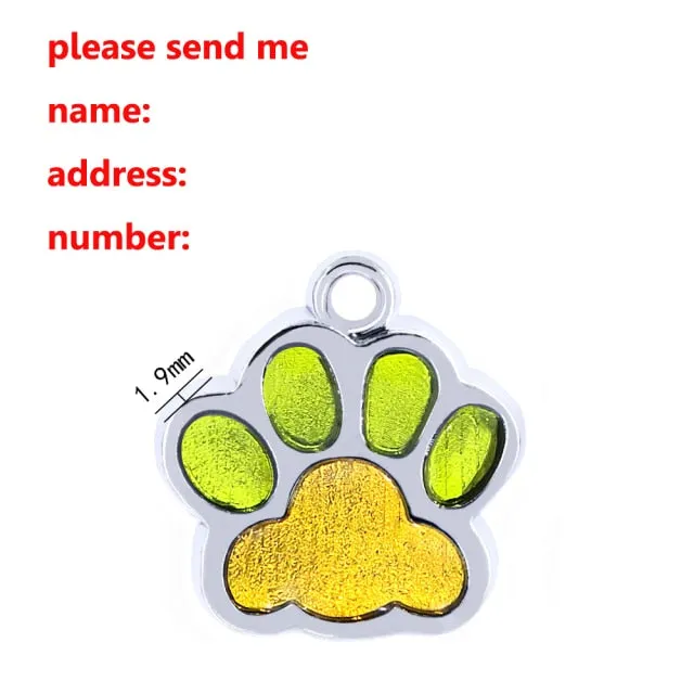 Anti-lost Custom Dog ID Tag Engraved