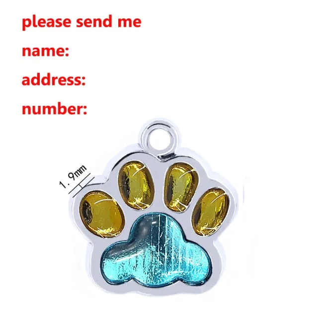 Anti-lost Custom Dog ID Tag Engraved