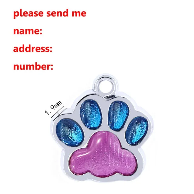 Anti-lost Custom Dog ID Tag Engraved