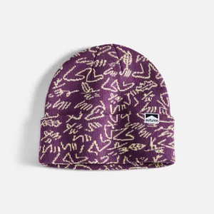 AUTUMN - GUS CAMO BEANIE EGGPLANT