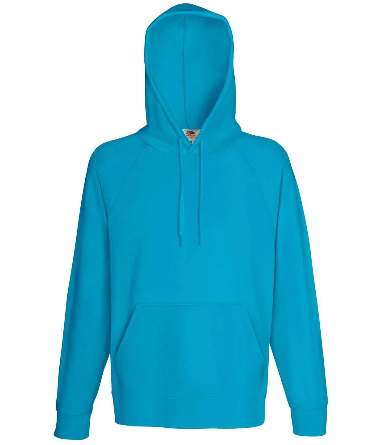 Azure Blue - Lightweight hooded sweatshirt