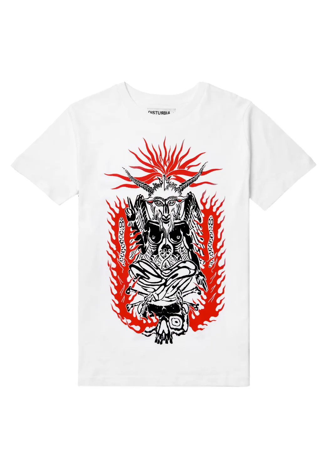 BAPHOMET WHITE UNISEX T-SHIRT