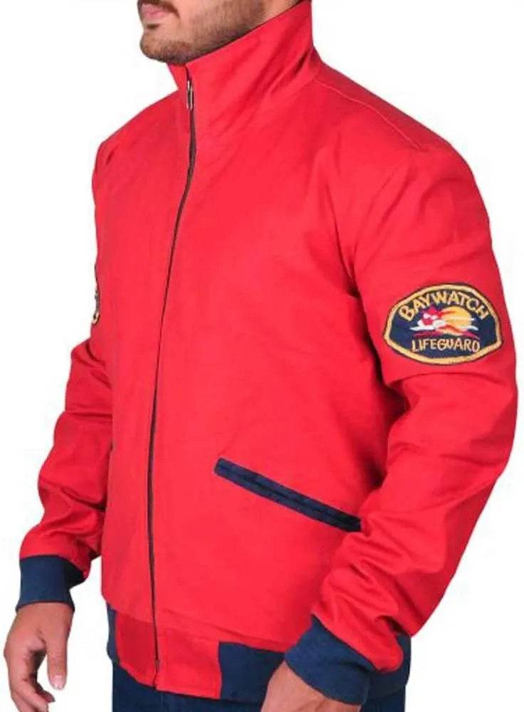 Baywatch Life Guard David Hasselhoff Cotton Jacket