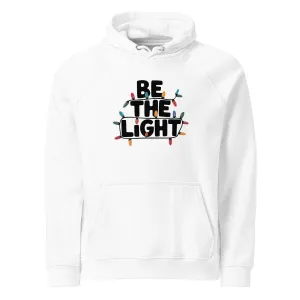 Be The Light Graphic Men Eco Raglan Hoodie