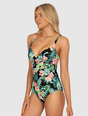 Bermuda Booster One Piece Black