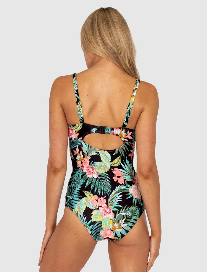 Bermuda Booster One Piece Black