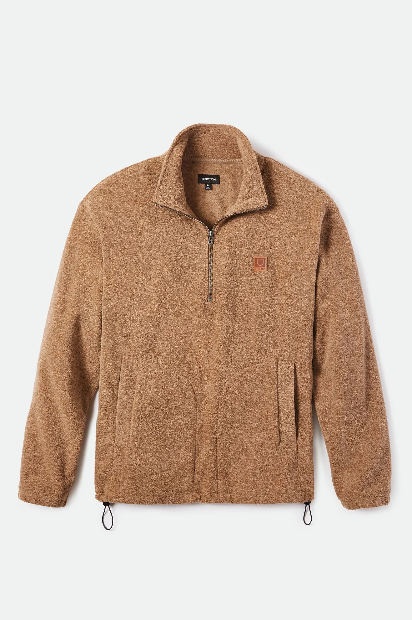 Beta 1/2 Zip Mock Neck - Oatmeal