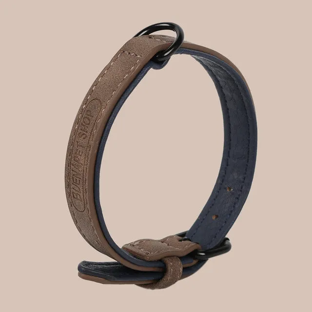 Big Dog PU Leather Collar Outdoor Products