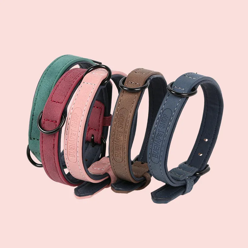 Big Dog PU Leather Collar Outdoor Products