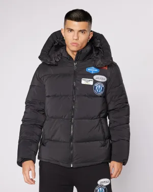 Black OG Badge Puffer Jacket