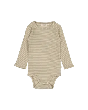 BODYSUIT WHEAT WARM STONE STRIPE