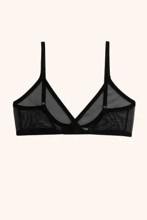 Bowie triangle bralette- mesh