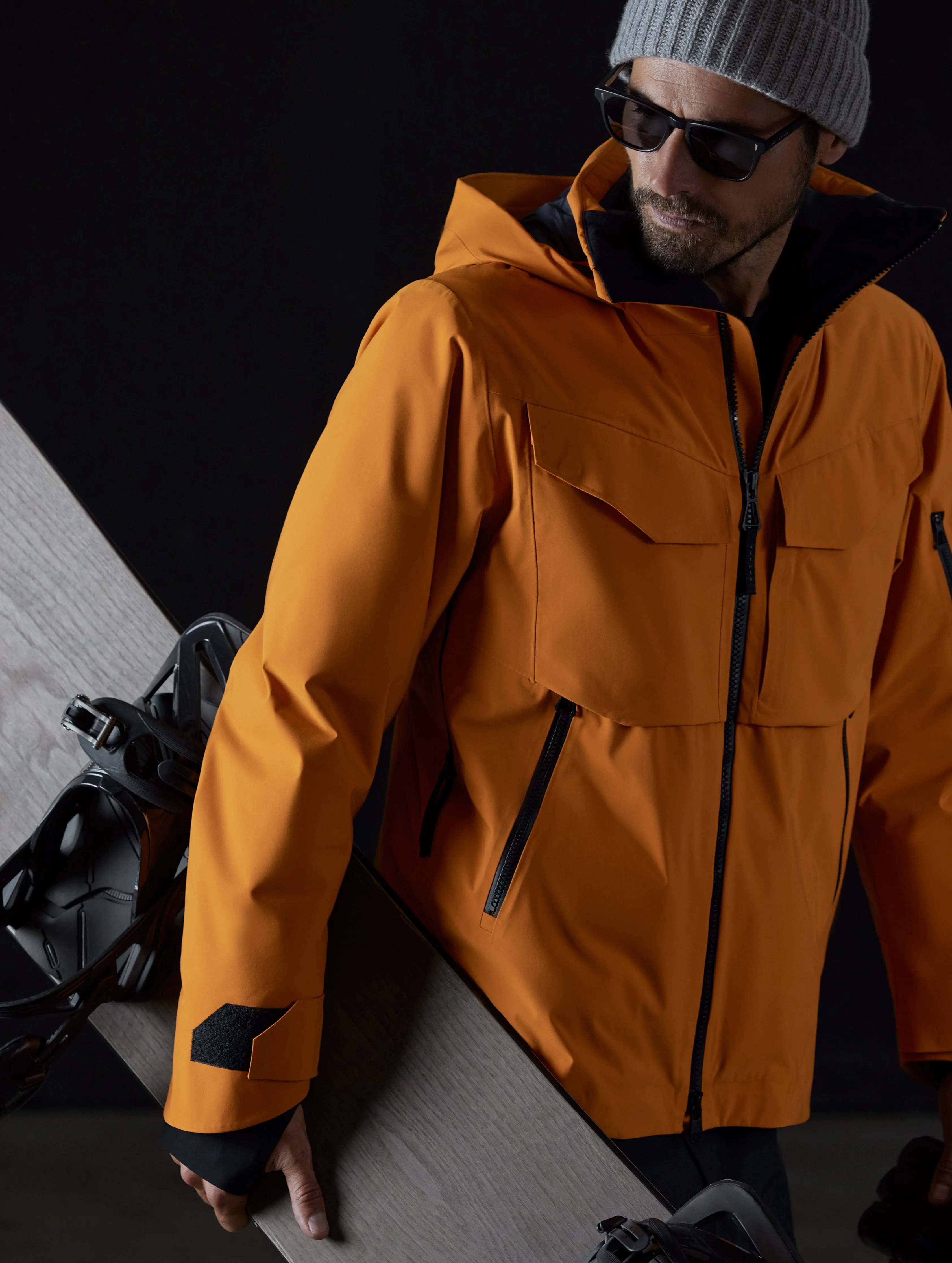 Brighton Insulated Snow Jacket - Autumn Orange