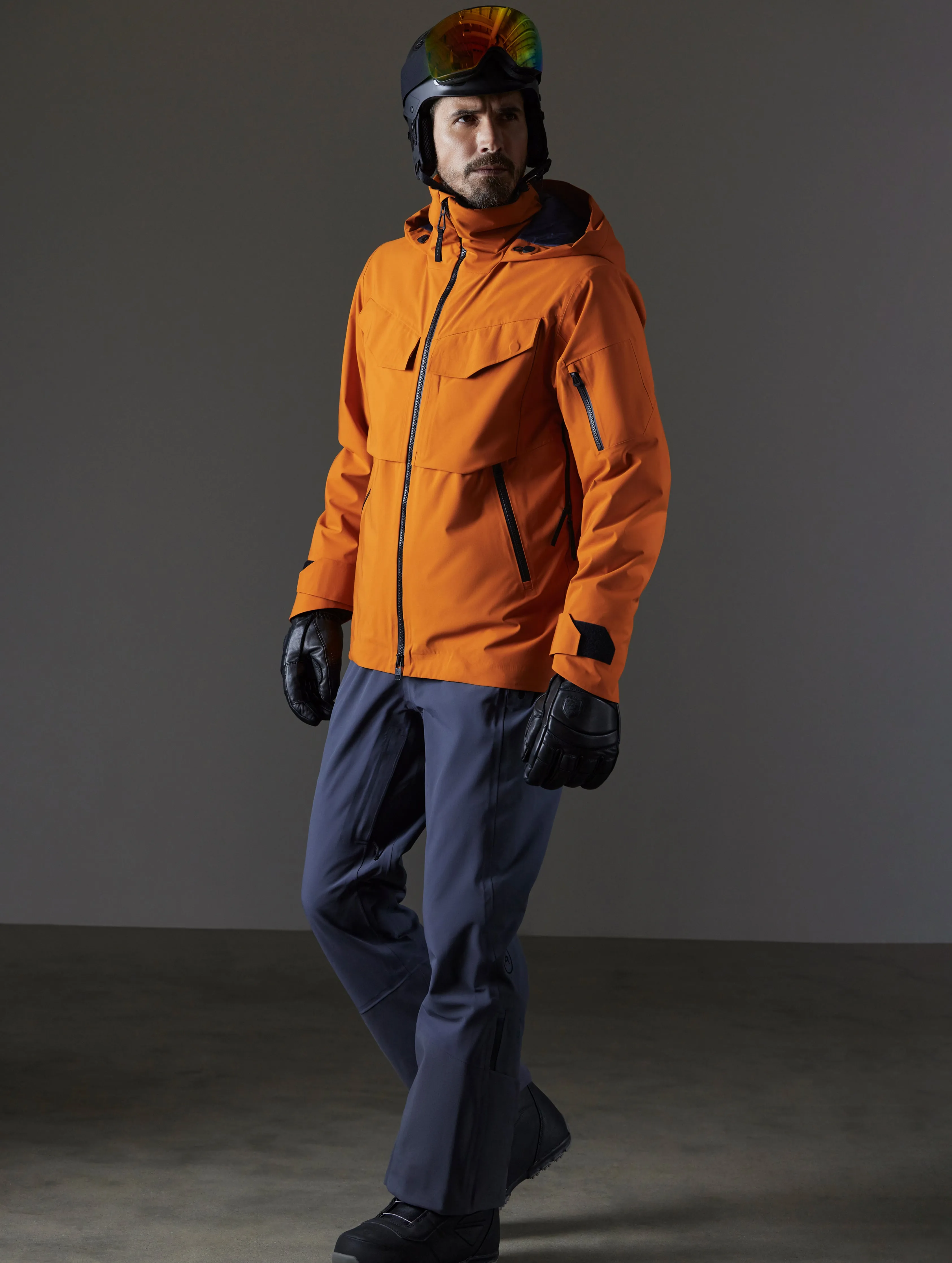 Brighton Insulated Snow Jacket - Autumn Orange