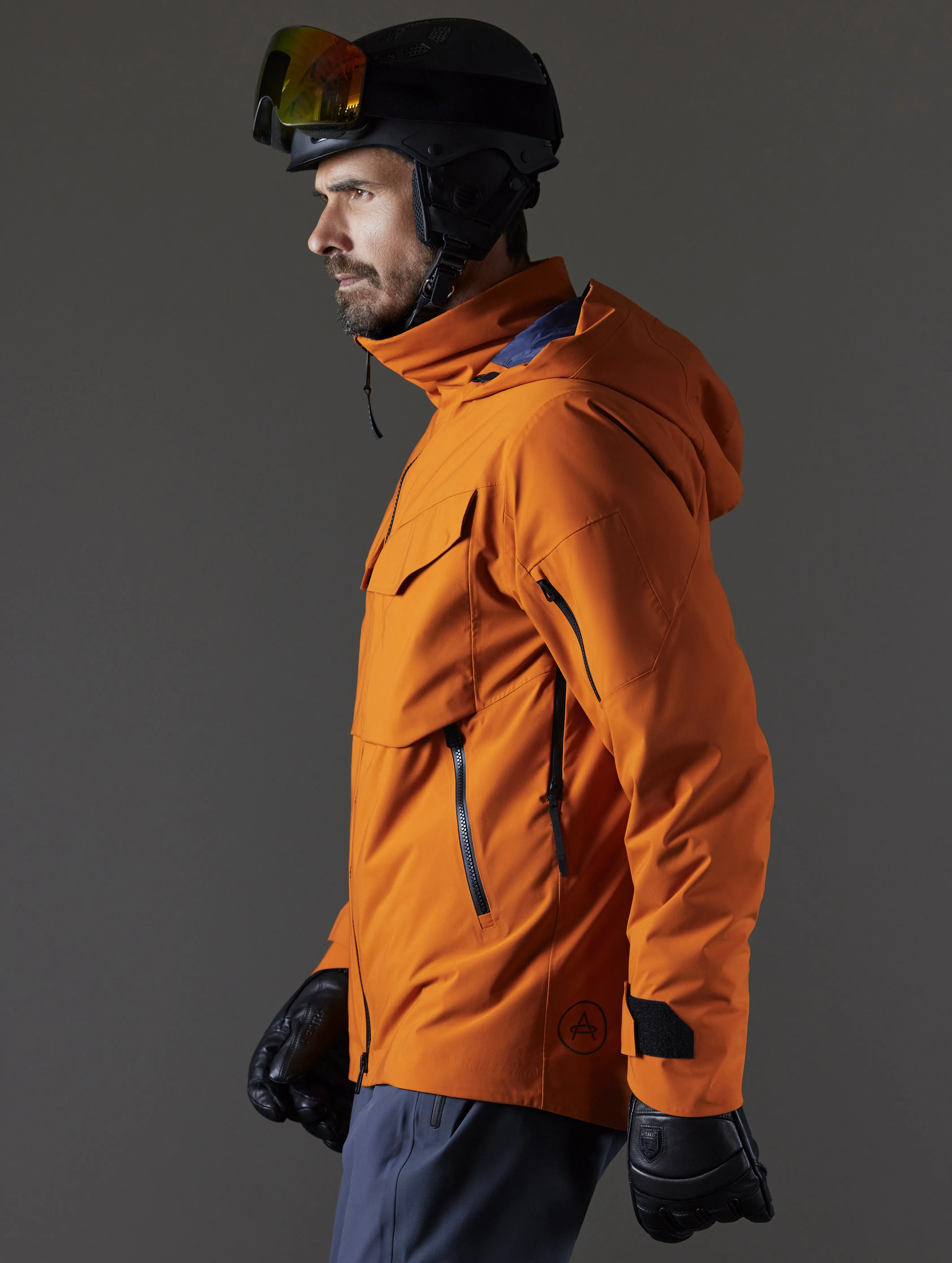 Brighton Insulated Snow Jacket - Autumn Orange