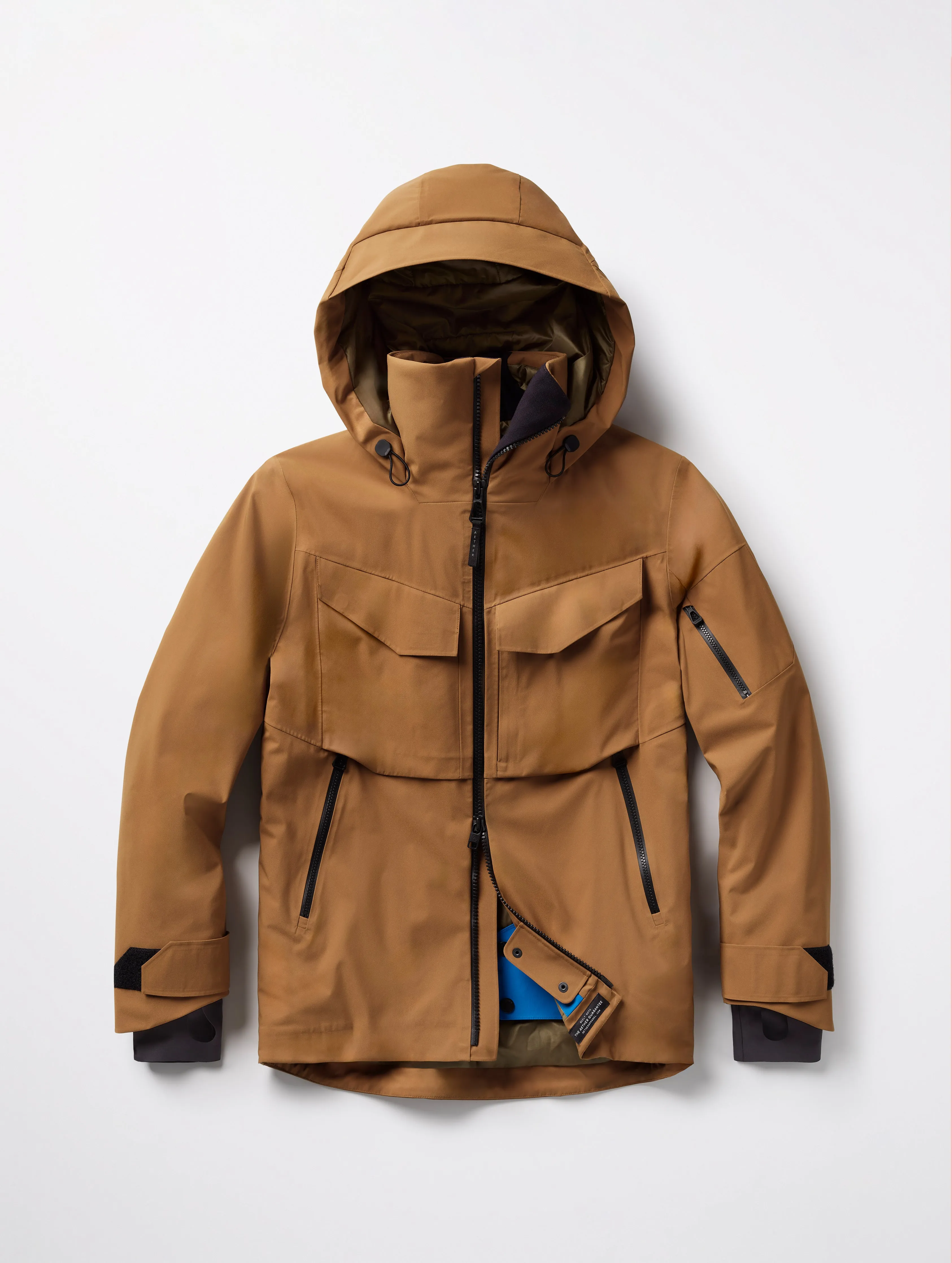 Brighton Insulated Snow Jacket - Rubber Brown