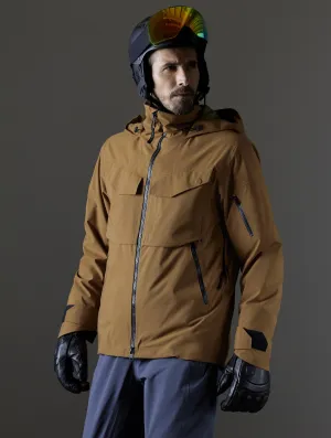 Brighton Insulated Snow Jacket - Rubber Brown