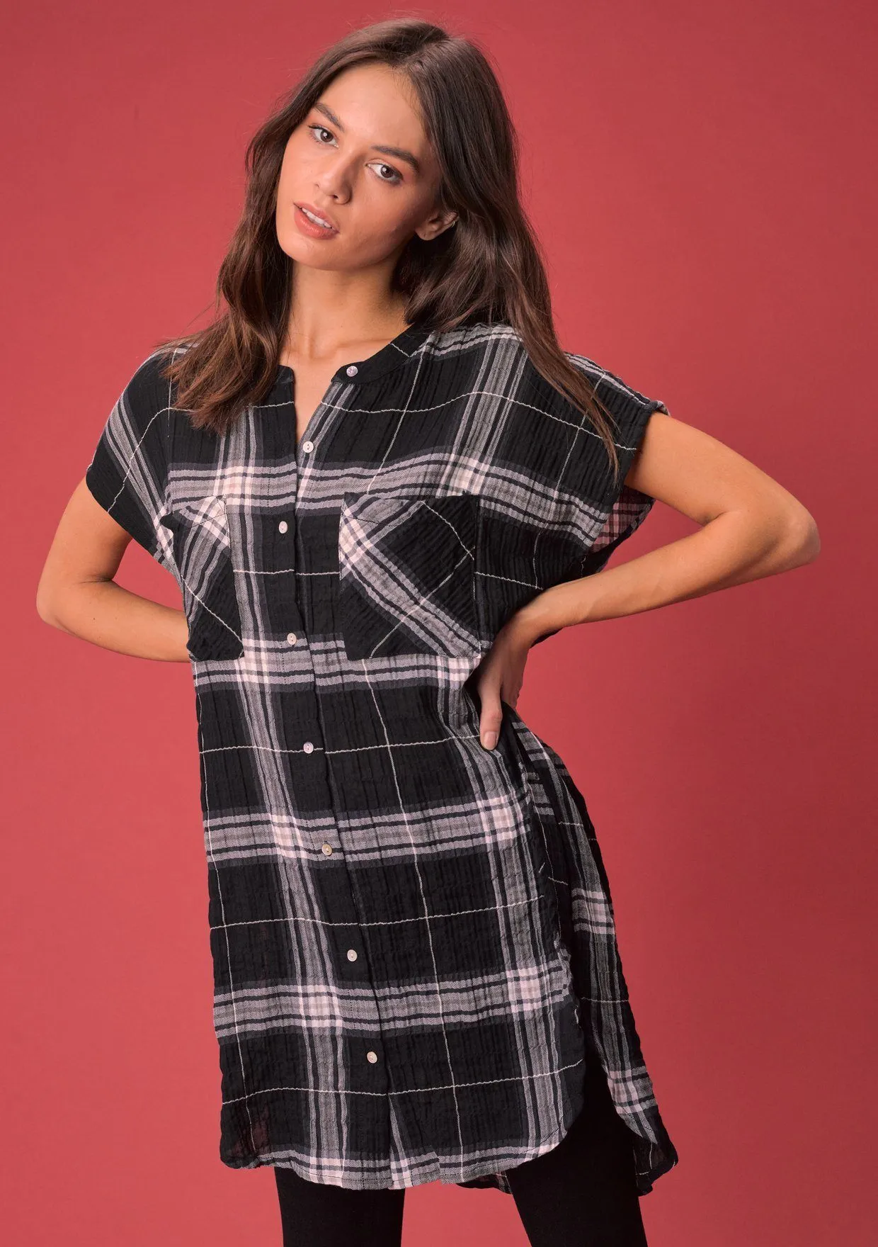 Brooks Plaid Tunic