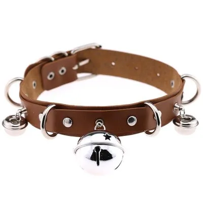 Brown Bell Choker