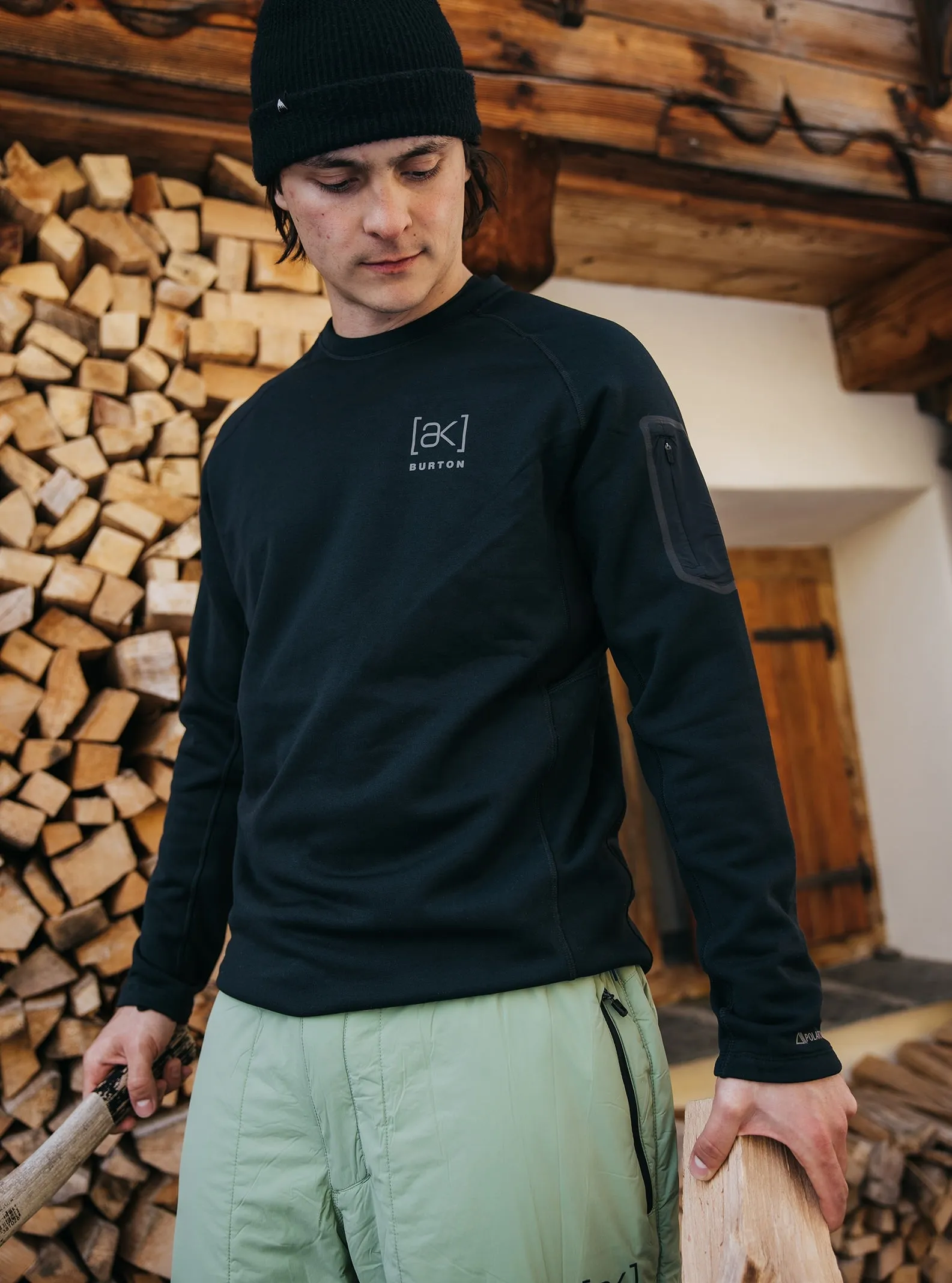 Burton [ak] Baker Power Stretch Fleece Crewneck