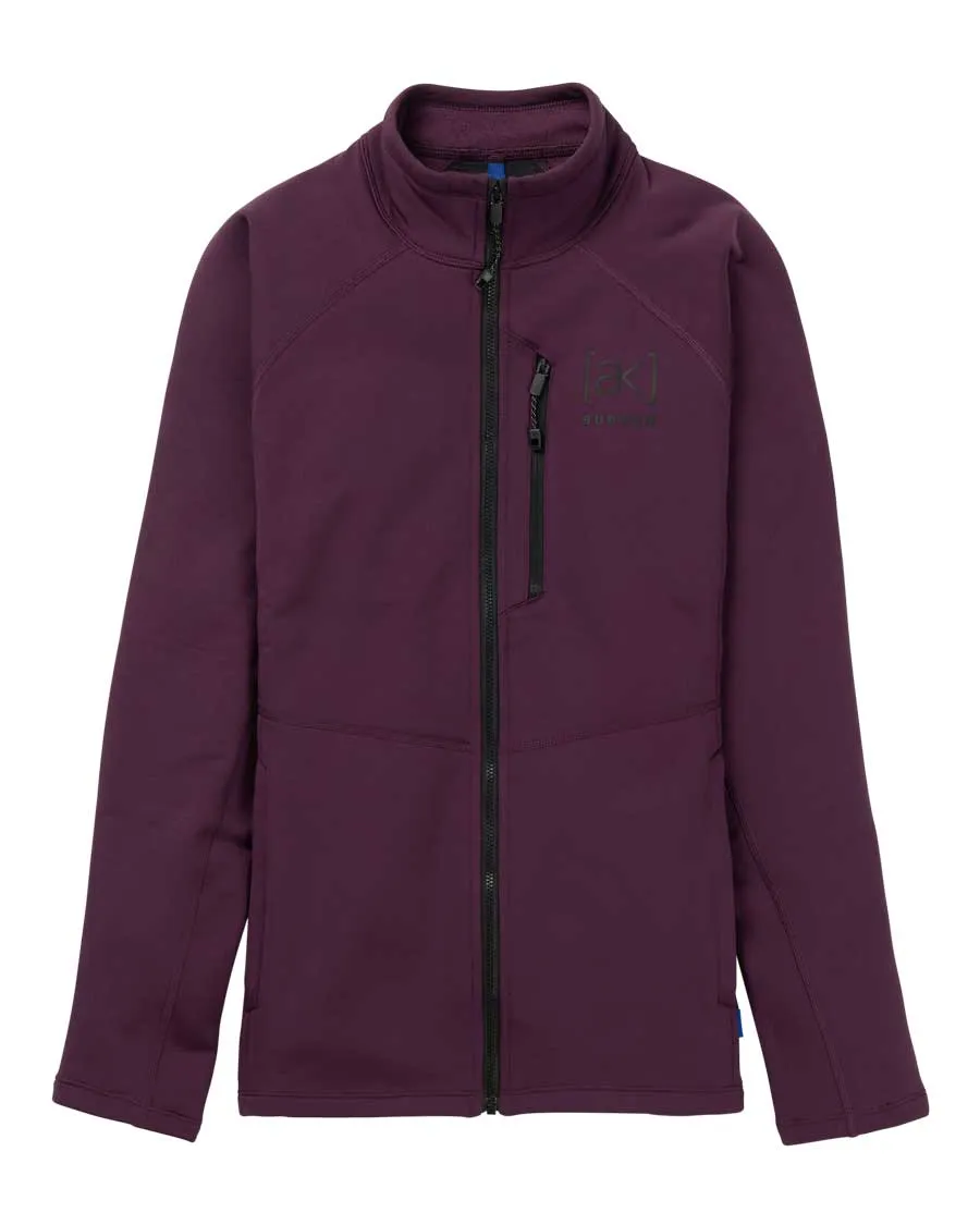 Burton Women's [ak] Baker Fleece Stretch Full-Zip Purple Root 2025