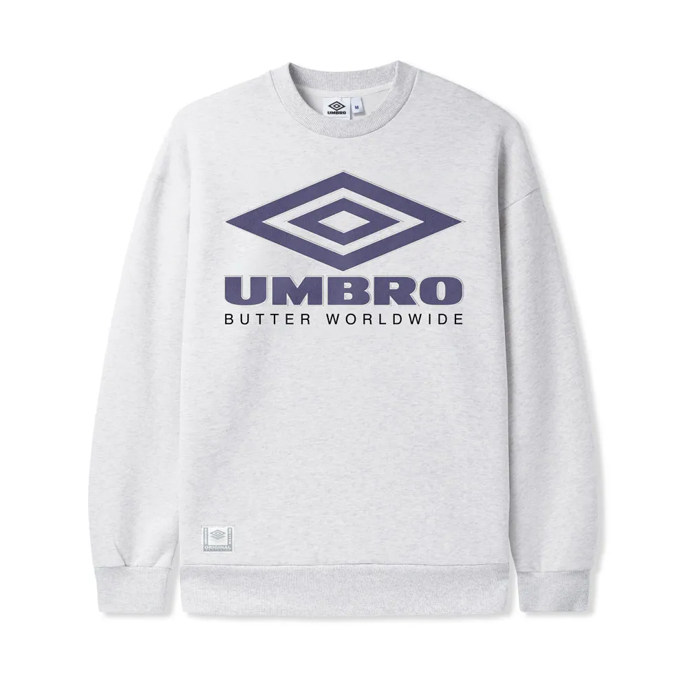 Butter Diamond Logo Crewneck - Ash