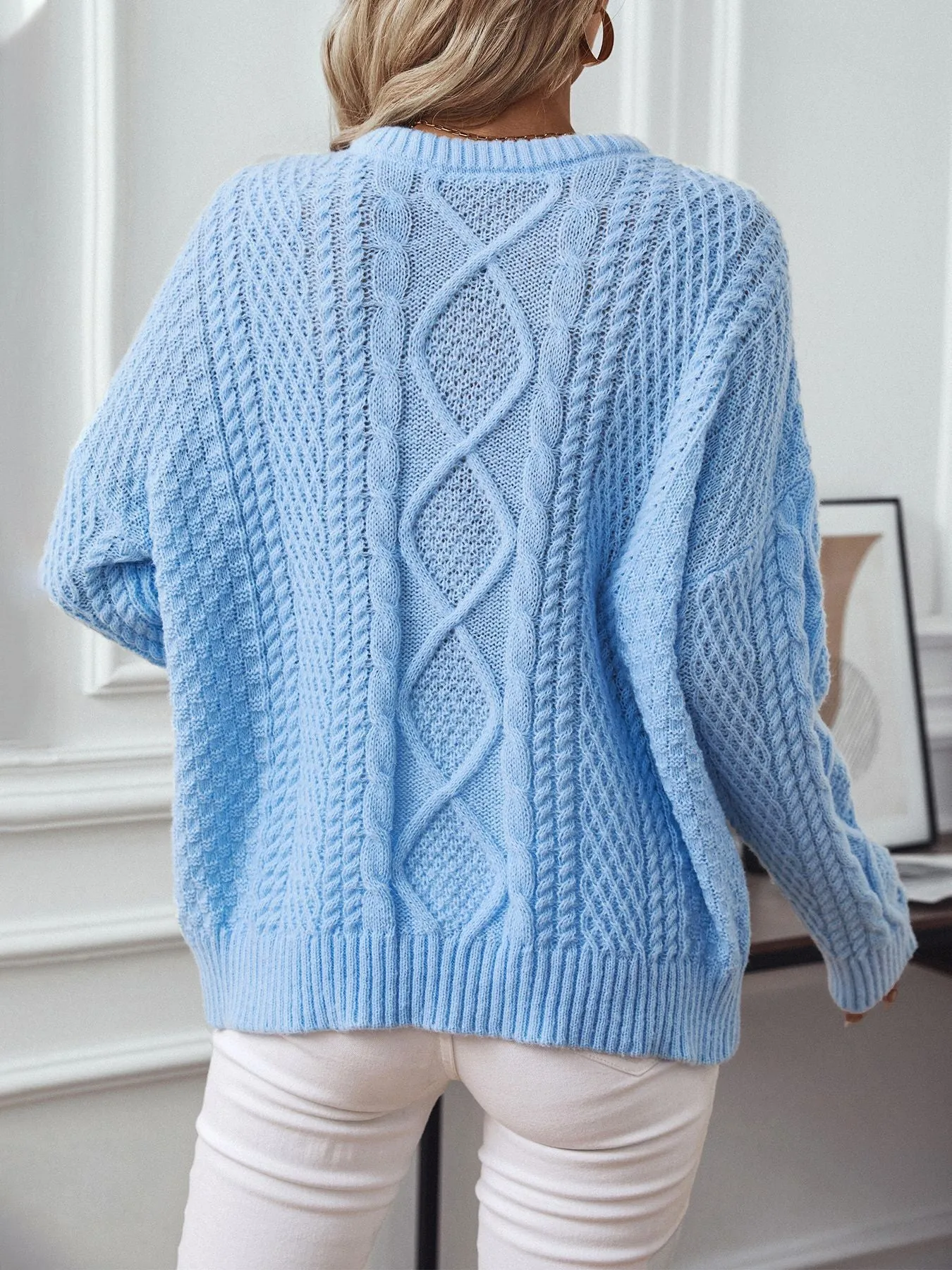 Cable-knit Pullover