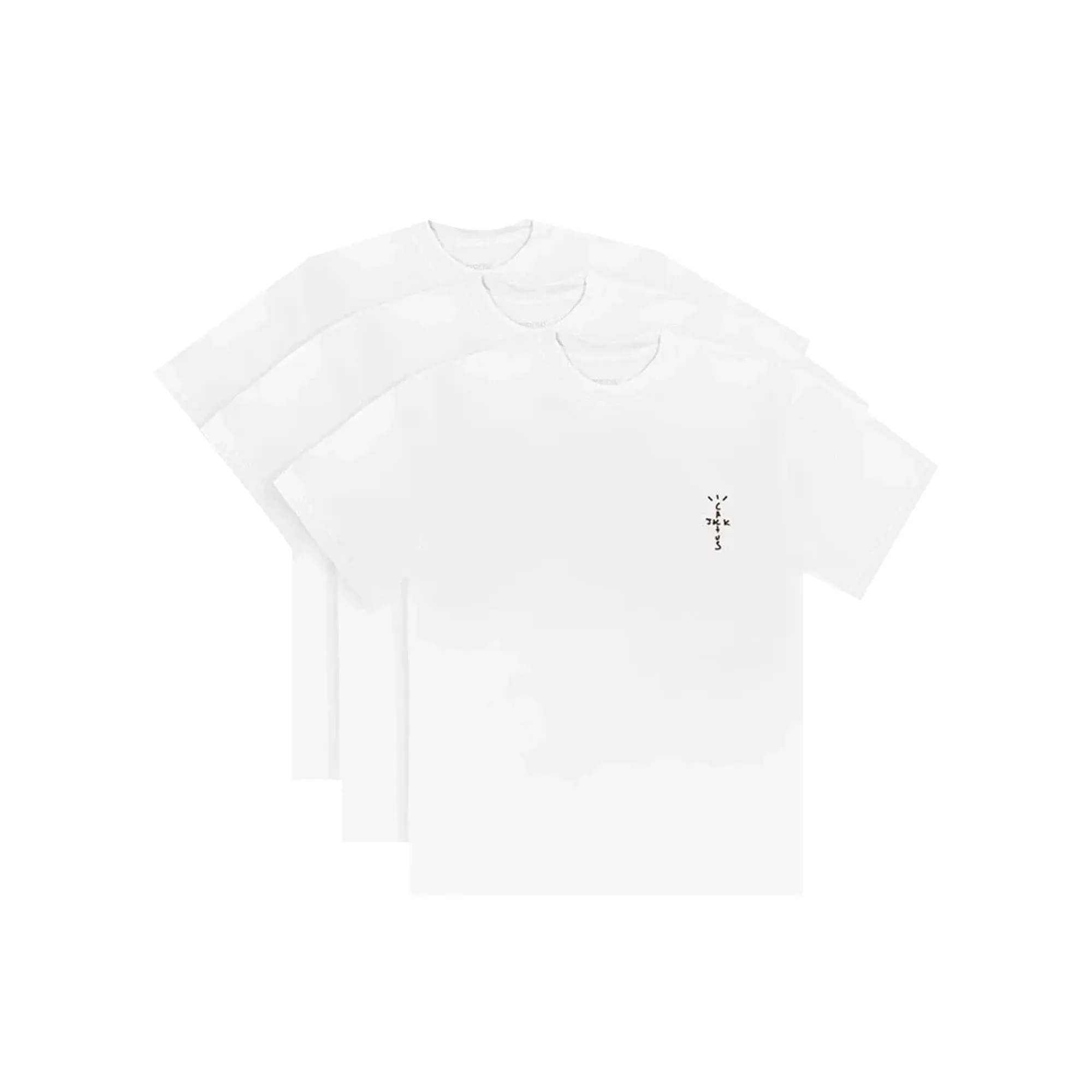 Cactus Jack by Travis Scott CJ Tee 3-Pack 'White'