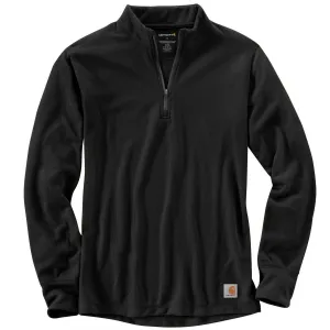 Carhartt Men's Black Base Force Extremes Cold Whether Quarter Zip