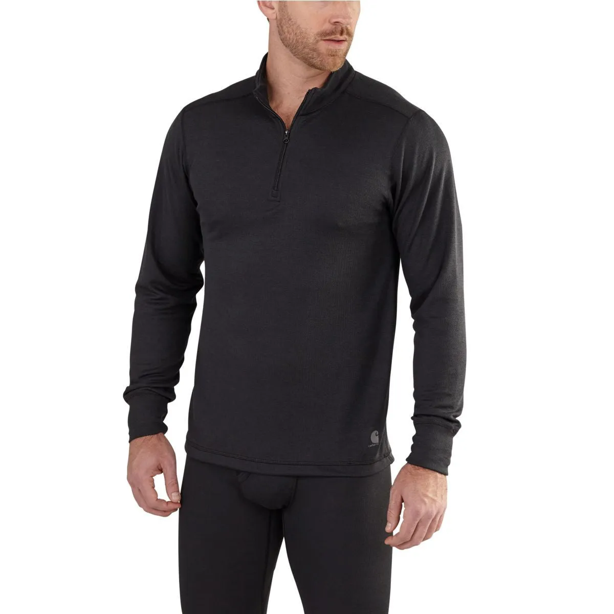 Carhartt Men's Black Base Force Extremes Cold Whether Quarter Zip