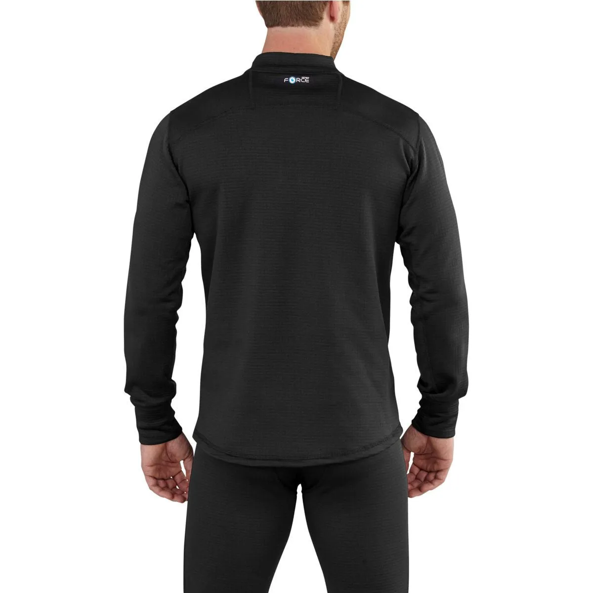 Carhartt Men's Black Base Force Extremes Super Cold Whether Quarter Zip