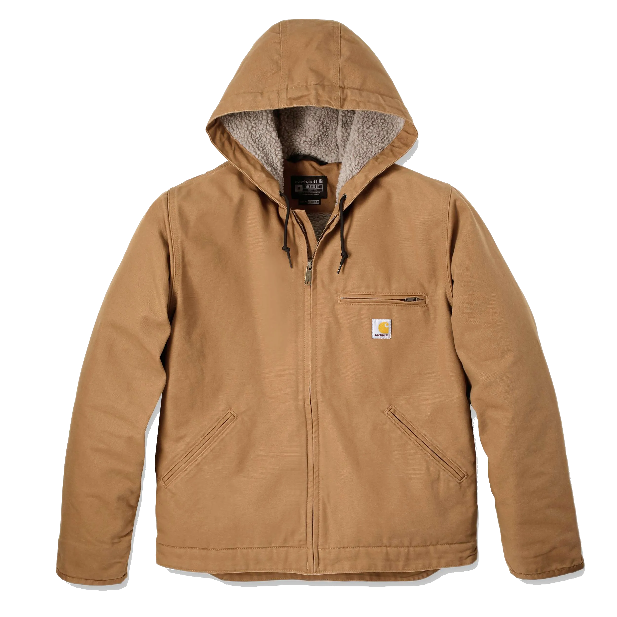 Carhartt Relaxed Fit Washed Duck Sherpa Lined Jacket 104392