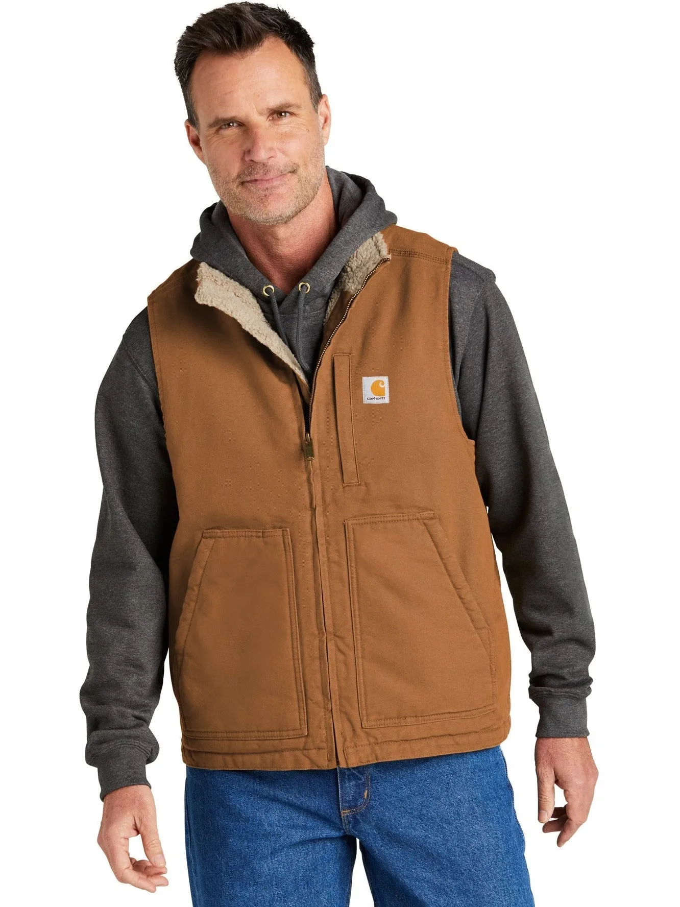 Carhartt Sherpa-Lined Mock Neck Vest