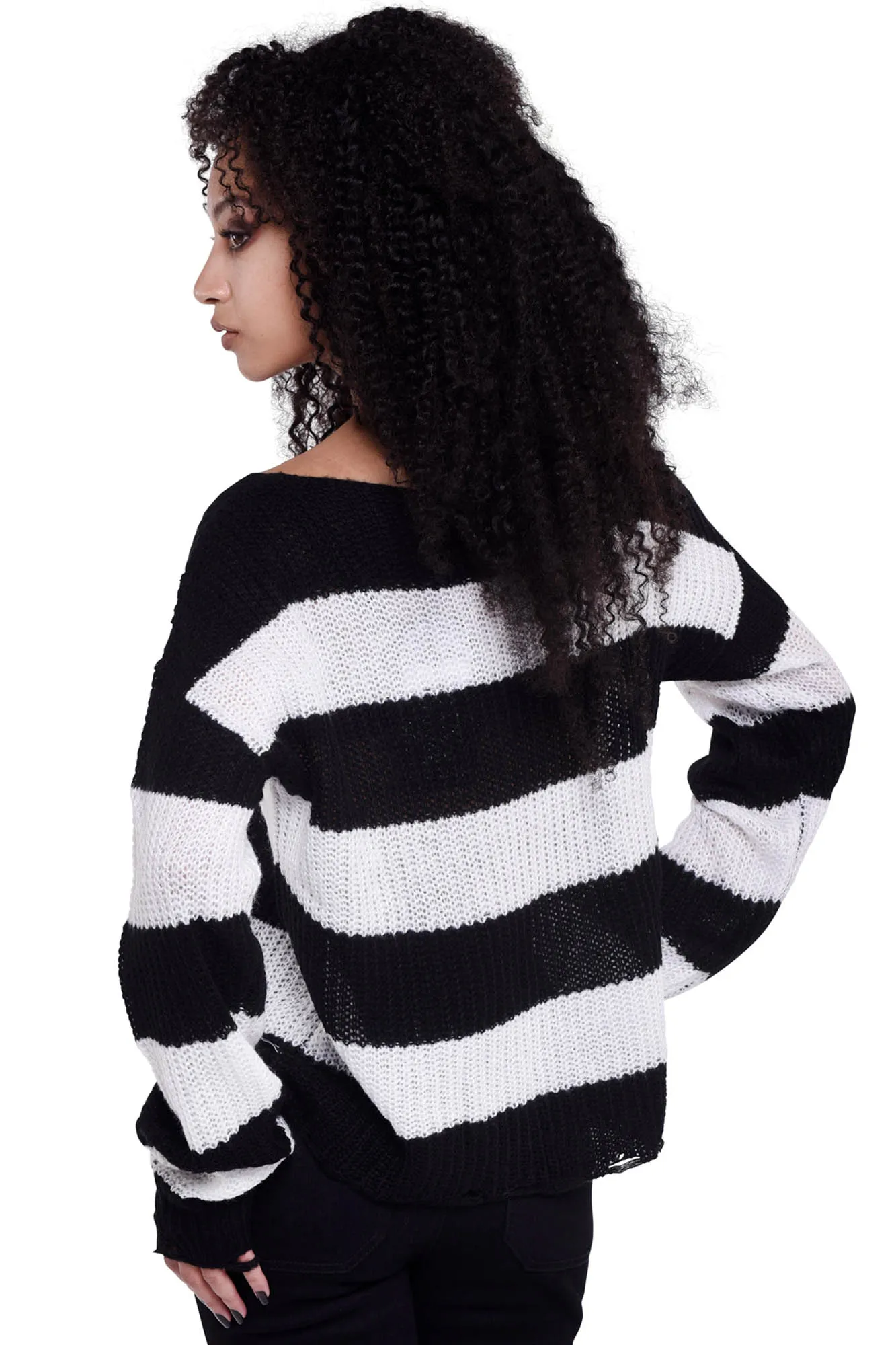 Casey Knit Sweater [WHITE]